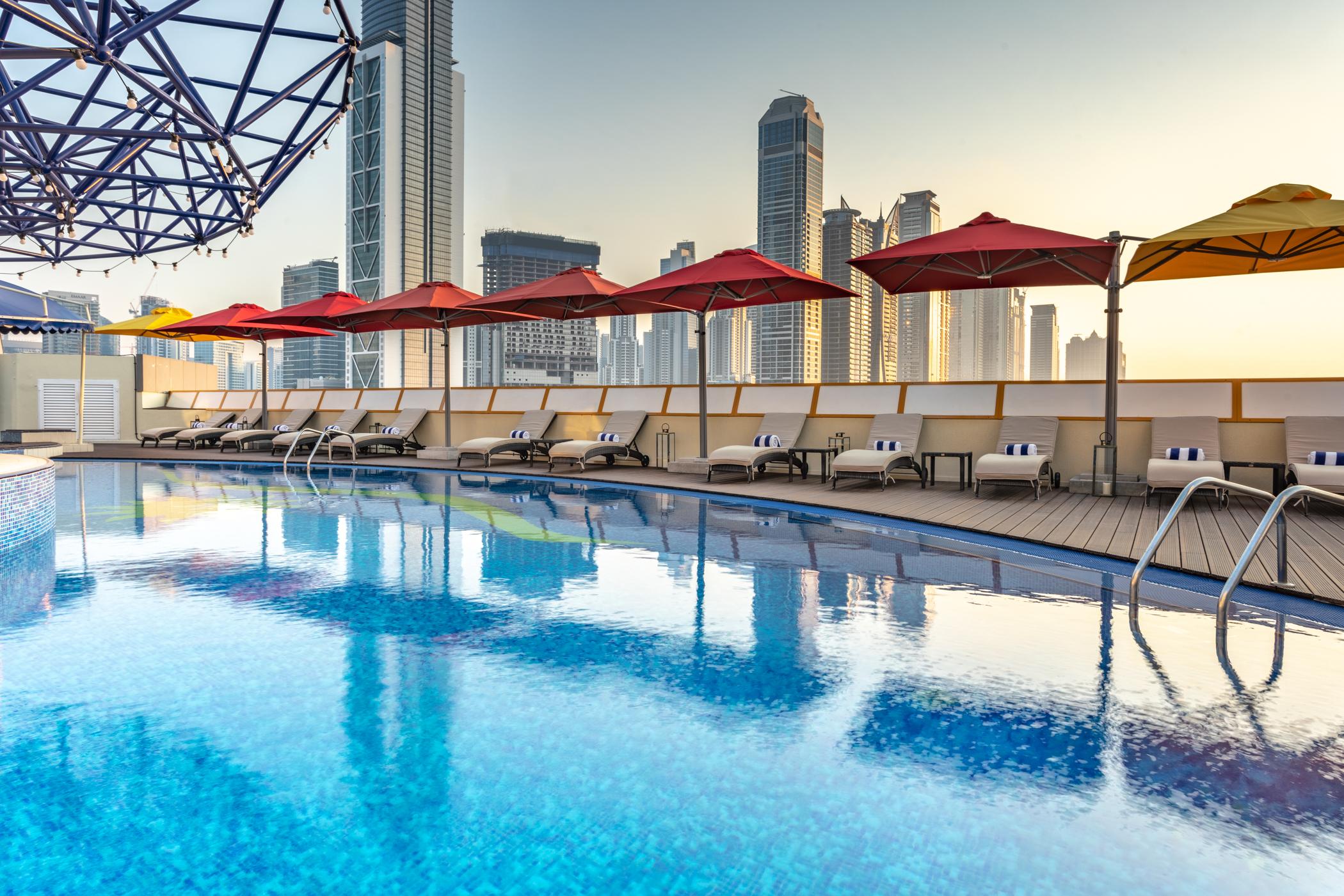 Leva Hotel Mazaya Centre 迪拜 外观 照片
